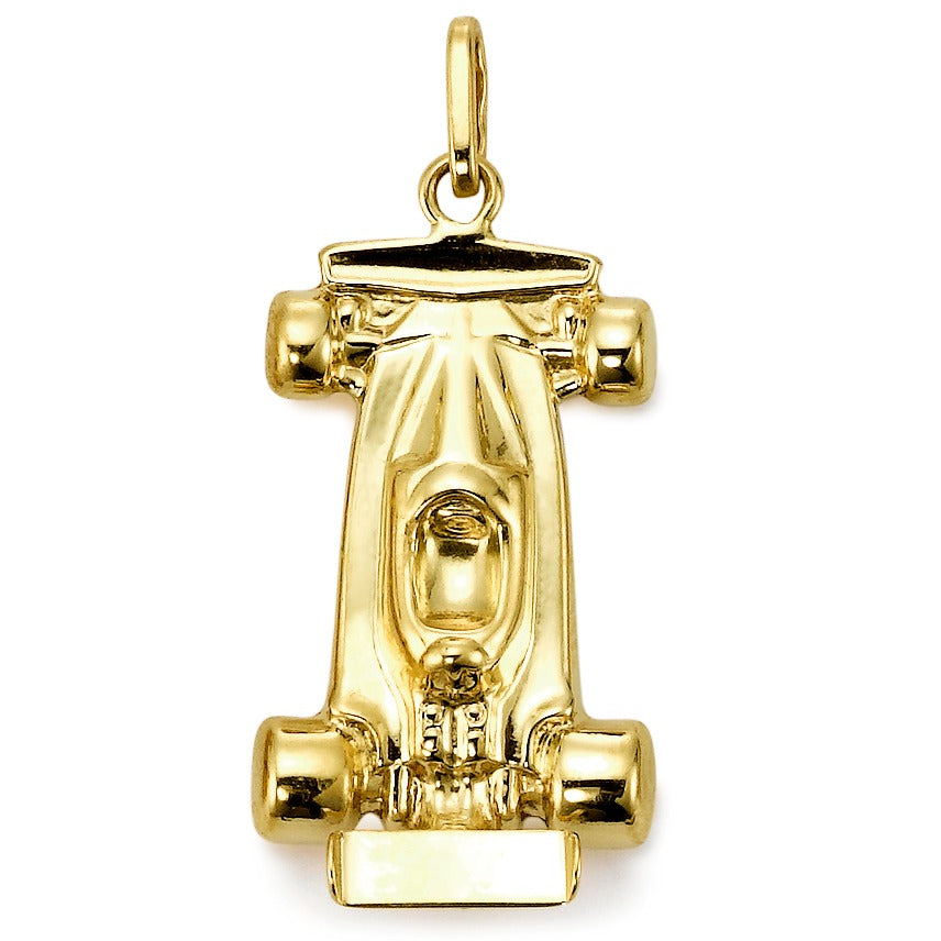 Pendentif Or jaune 18K Voiture de Course