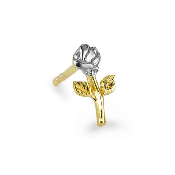 Clous d'oreille à l'unité Or jaune 18K Rose