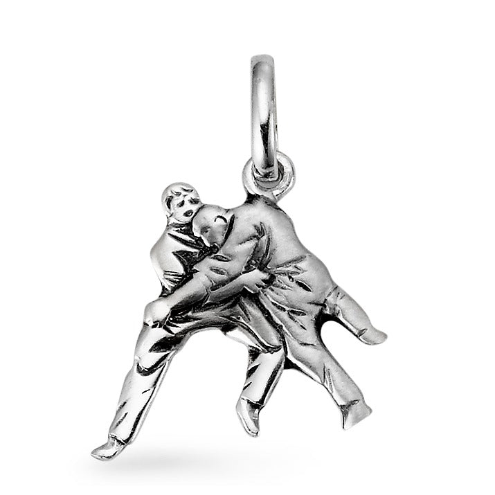 Pendentif Argent Patinée Lutte Suisse