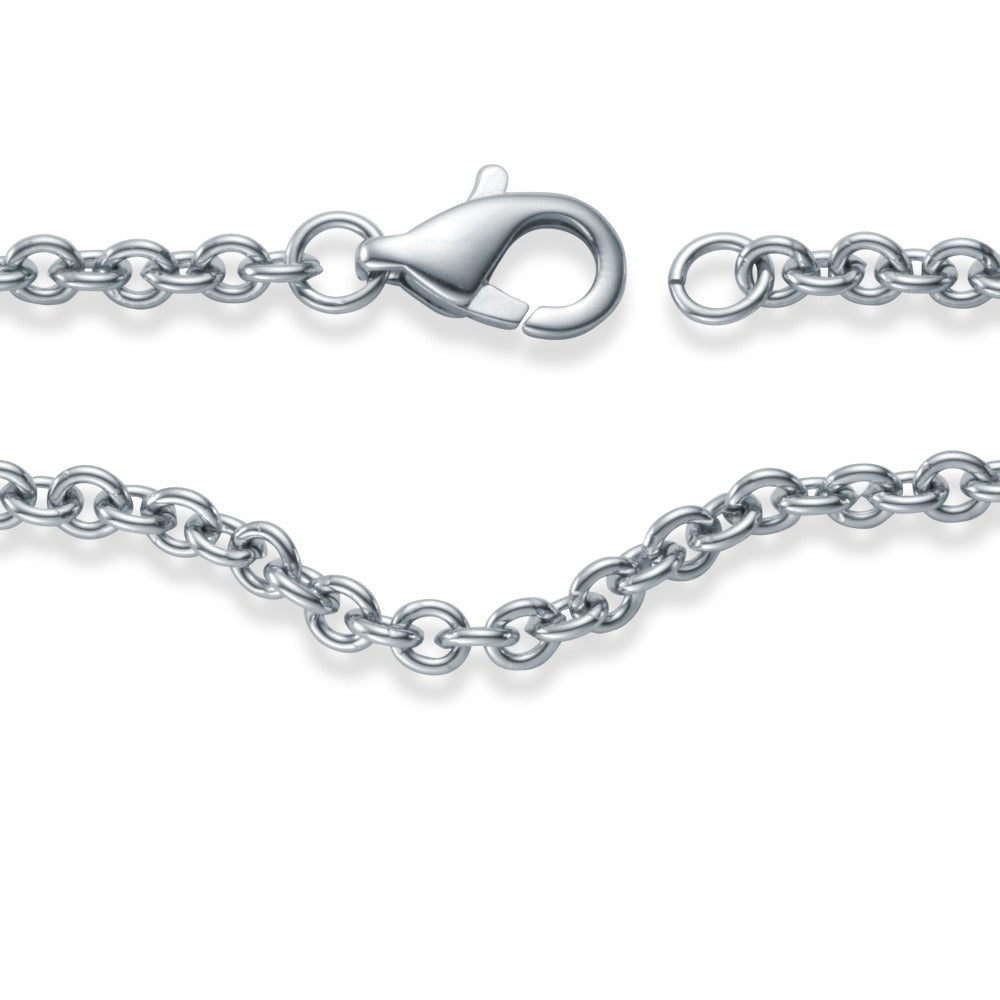 Anker-Halskette Edelstahl rund