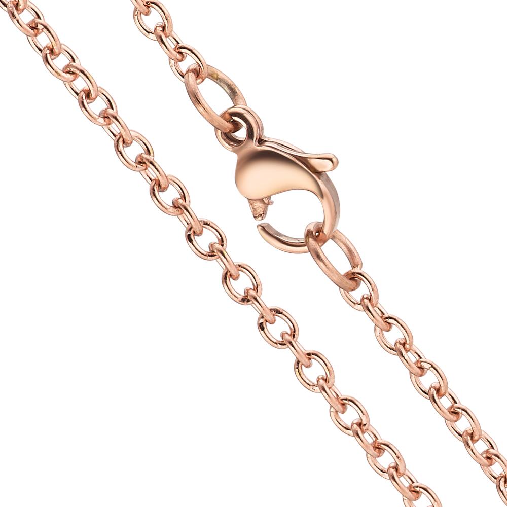 Chaînette Acier inoxydable rosé PVD Ø2 mm