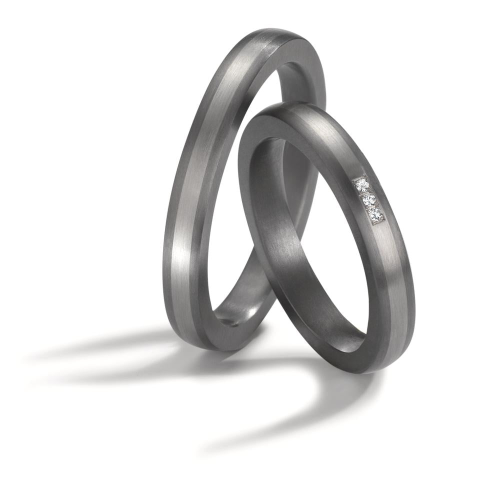 Partnerring 999 Tantal, 950 Platin