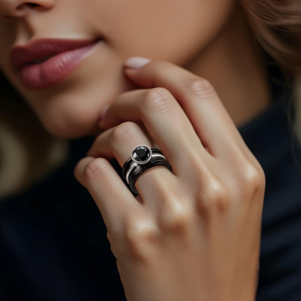 Assortiment de bagues Zircone