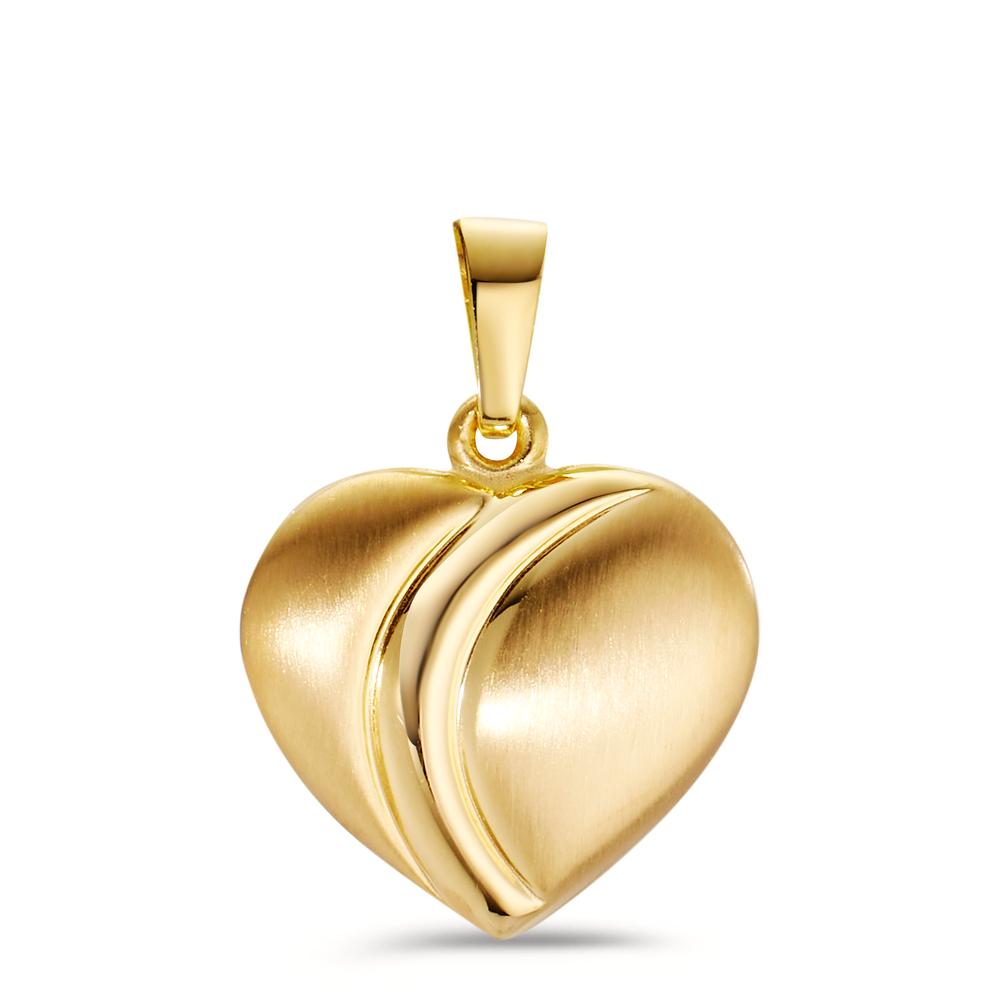 Pendentif Or jaune 18K Coeur Ø14 mm – Urech Bijoutier Suisse
