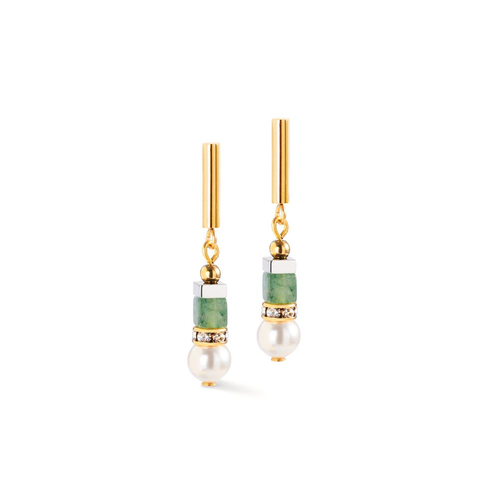 Pendant d'oreilles Acier inoxydable jaune PVD