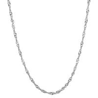 Halskette Silber rhodiniert 42 cm-554952
