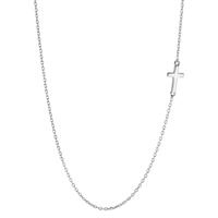 Collier Silber rhodiniert Kreuz 40-43 cm verstellbar-592762