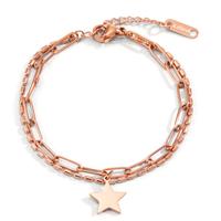 Bracelet Acier inoxydable rosé PVD Étoile 16-19 cm-597786