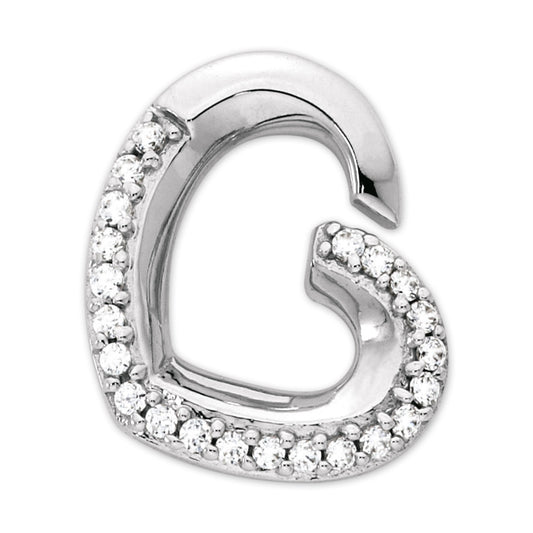 Pendentif 750 avec zirconias