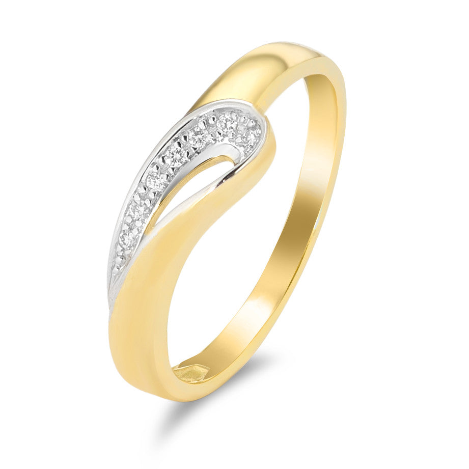 Ring Weissgold mit Diamanten