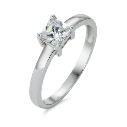 Ring Weissgold mit Zirkonia