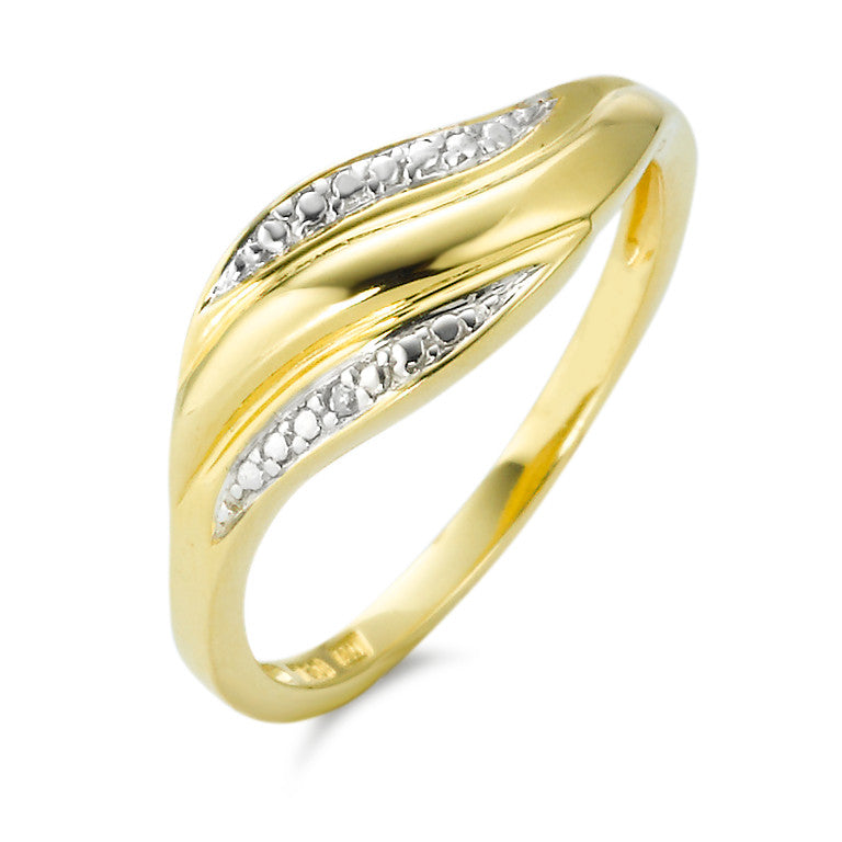 Bague or avec diamant