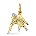 Pendentif Or jaune 9K Lutte Suisse