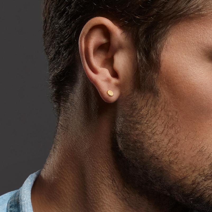 Ohrstecker 1 Stk 375/9 K Gelbgold