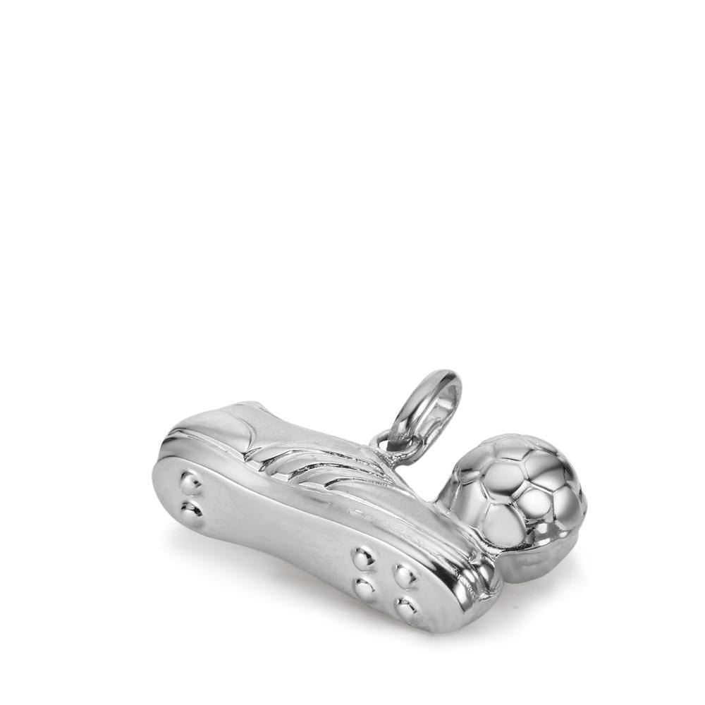 Pendentif Argent Rhodié Football