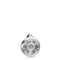 Pendentif Or blanc 18K Diamant blanc, 0.20 ct, brillant, w-si Ø5.5 mm