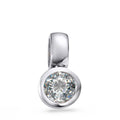 Pendentif Or blanc 18K Diamant blanc, 0.25 ct, brillant, w-si