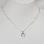 Pendentif Or blanc 18K Diamant 0.007 ct, w-si Ange