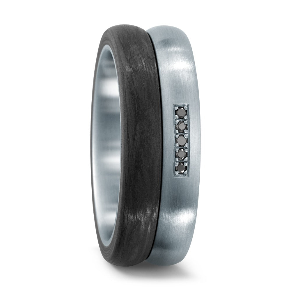 Bague Acier inoxydable, Carbone