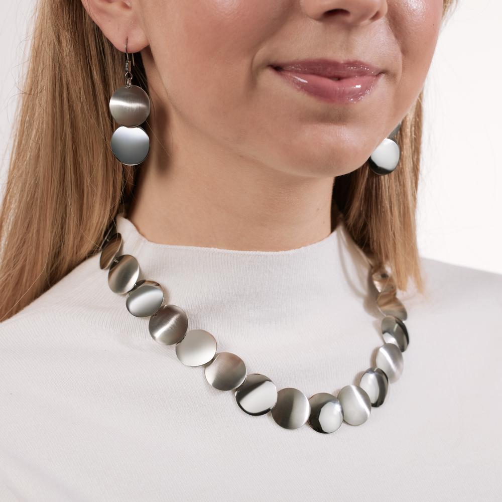 Collier Edelstahl 46 cm