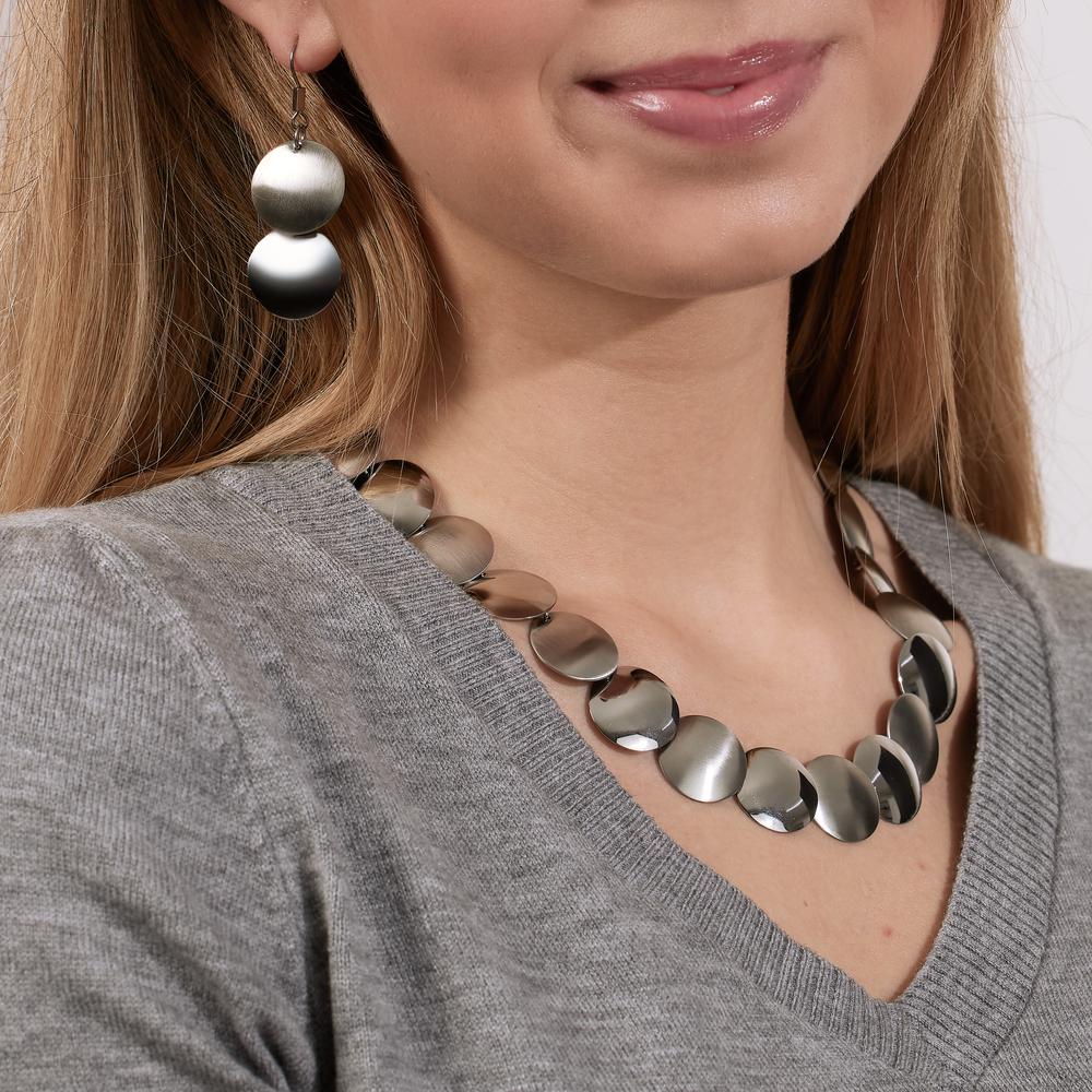 Collier Edelstahl 46 cm