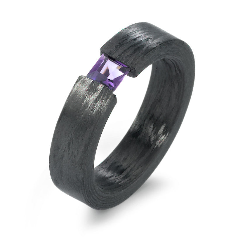 Fingerring Carbon Amethyst