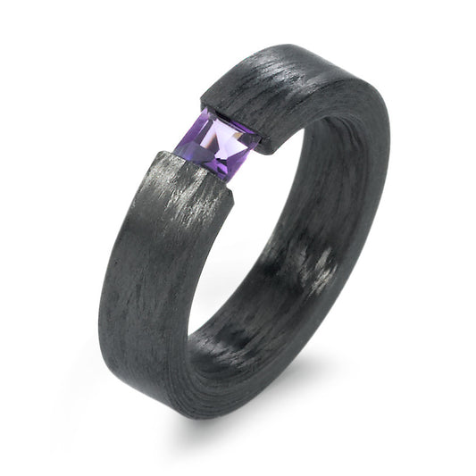 Fingerring Carbon Amethyst