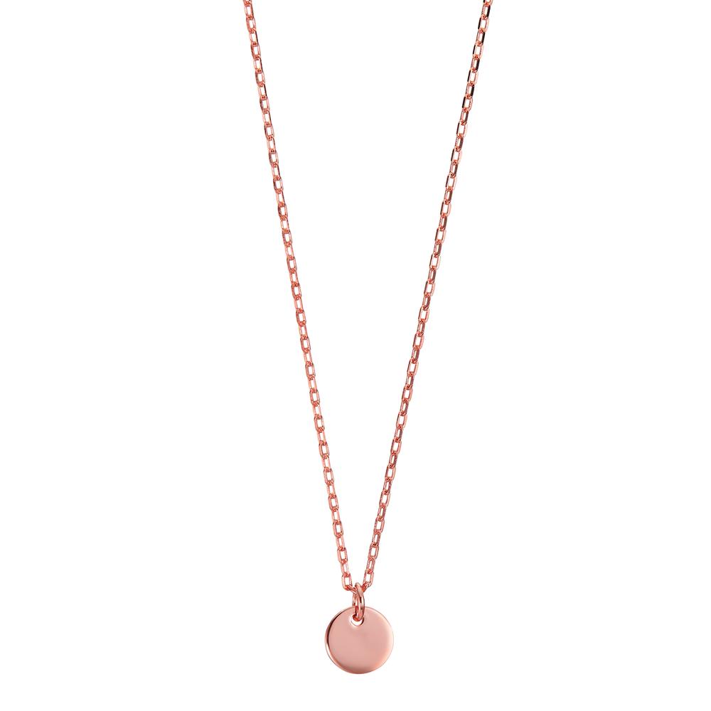 Collier Argent rosé Plaqué or 40-45 cm