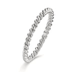 Bague à superposer Or blanc 18K