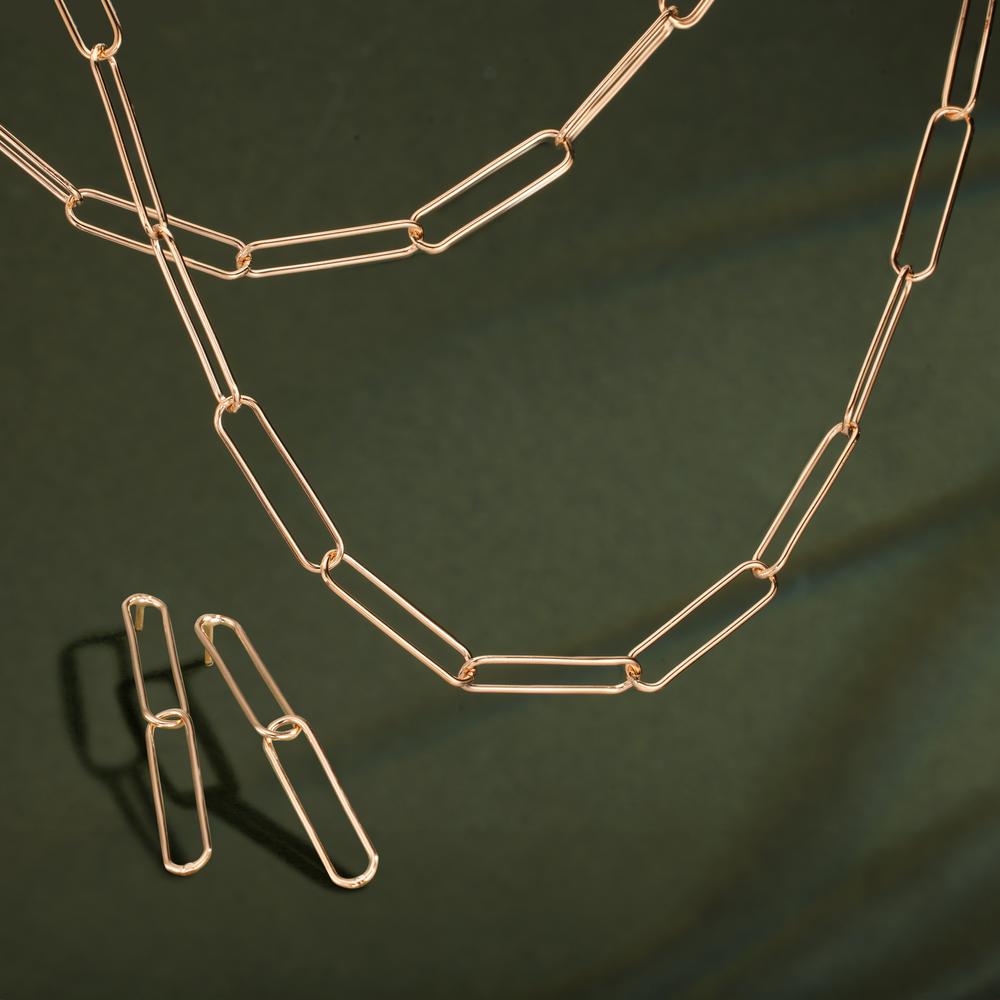 Pendant d'oreilles Bronze jaune Plaqué or