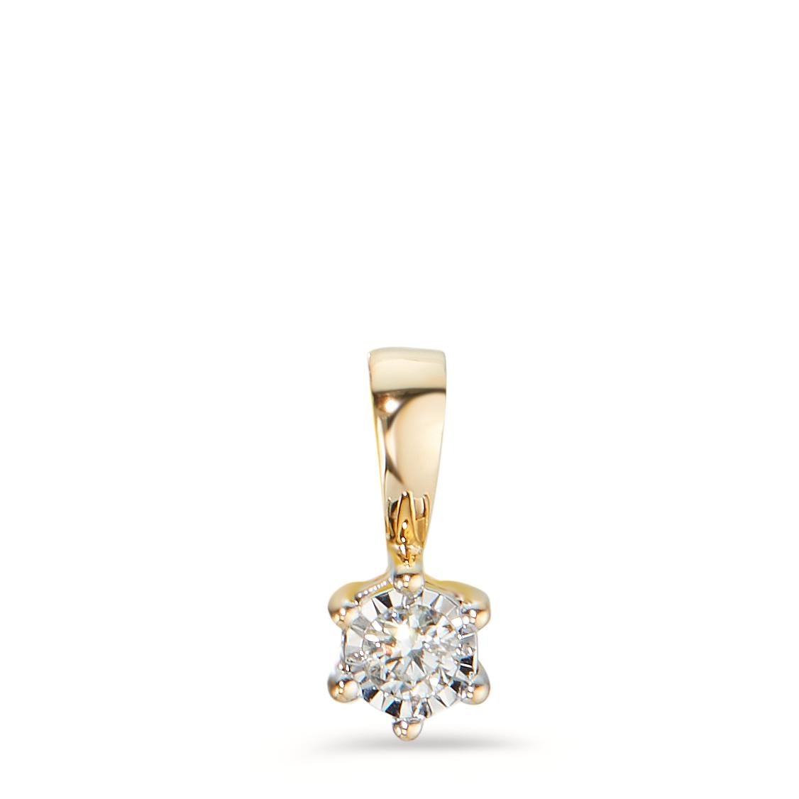 Pendentif Ancien Or Jaune 18k Avec Diamant 4 Mm Et Jadéites Vertes Cabochon - Occasion