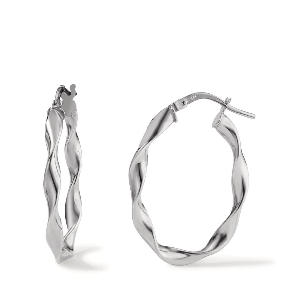 Creolen 585/14 K Weissgold