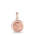 Pendentif Or rouge 14K Ange gardien Ø10 mm