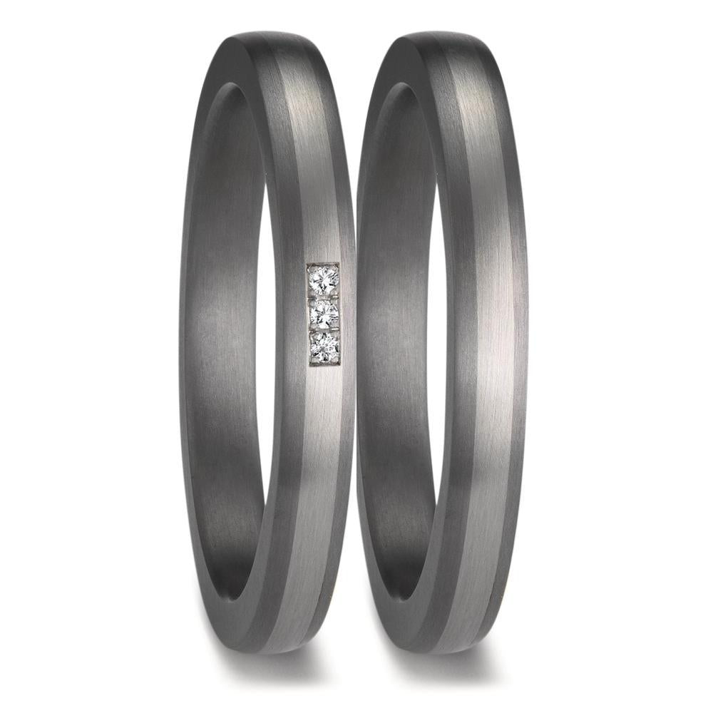 Partnerring 999 Tantal, 950 Platin