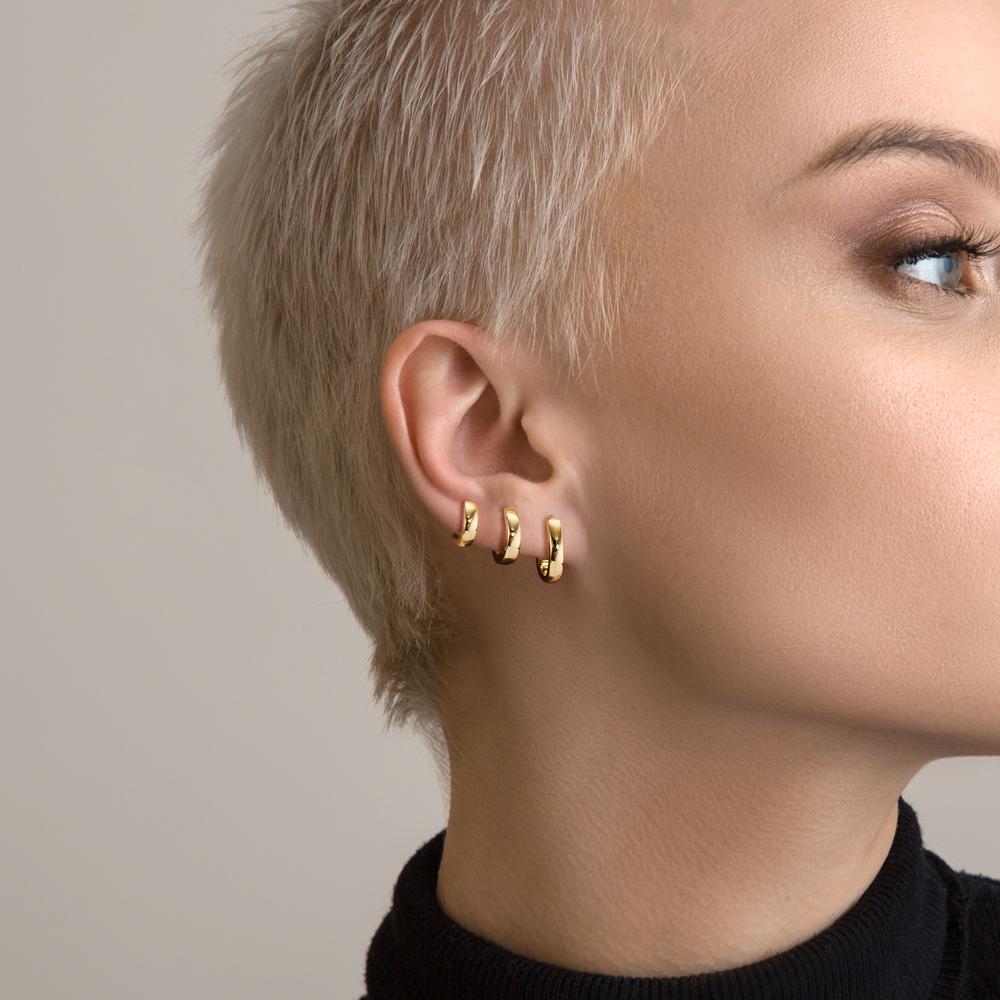 Klappcreole 1 Stk. 375/9 K Gelbgold