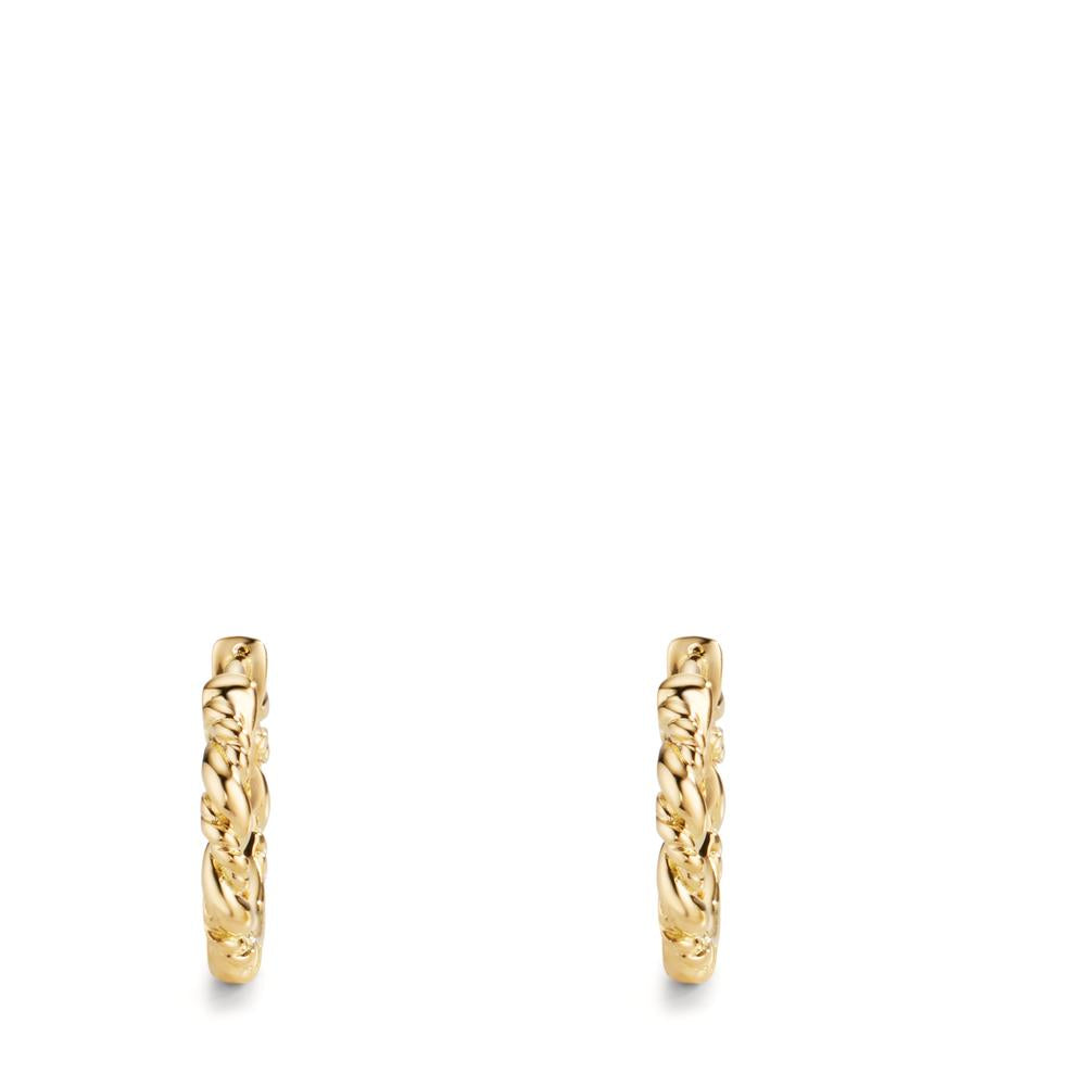 Klappcreolen 750/18 K Gelbgold