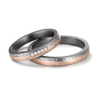 Alliance Tantale 999, Or rose 14K