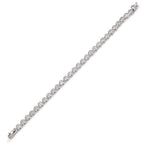 Bracelet Argent Zircone 30 Pierres Rhodié