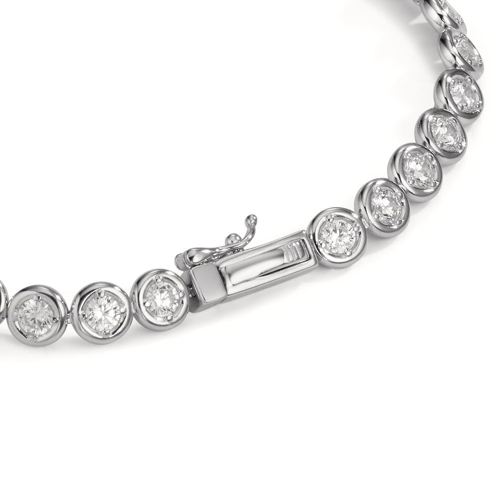 Bracelet Argent Zircone 30 Pierres Rhodié