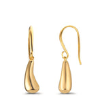 Pendant d'oreilles Argent jaune Plaqué or