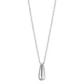 Collier Silber rhodiniert Tropfen 40-44 cm verstellbar