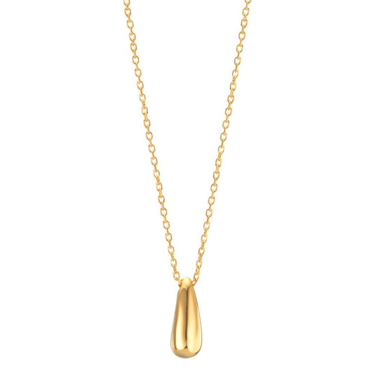 Collier Argent jaune Plaqué or 40-44 cm