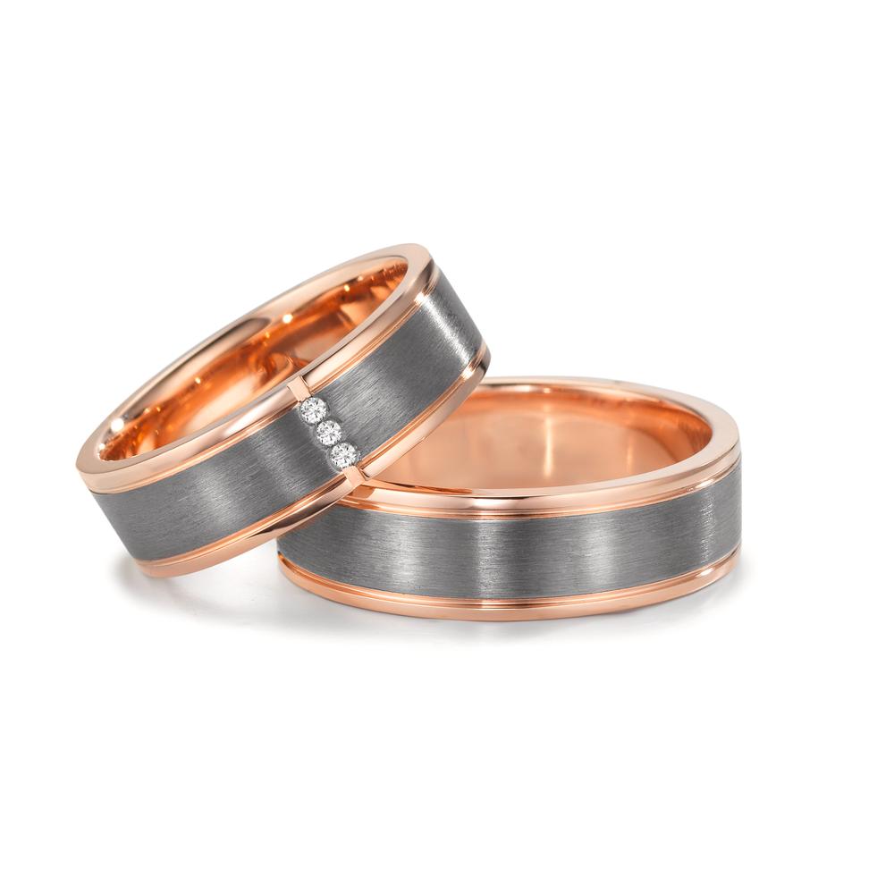 Alliance Or rouge 14K, Tantale 999