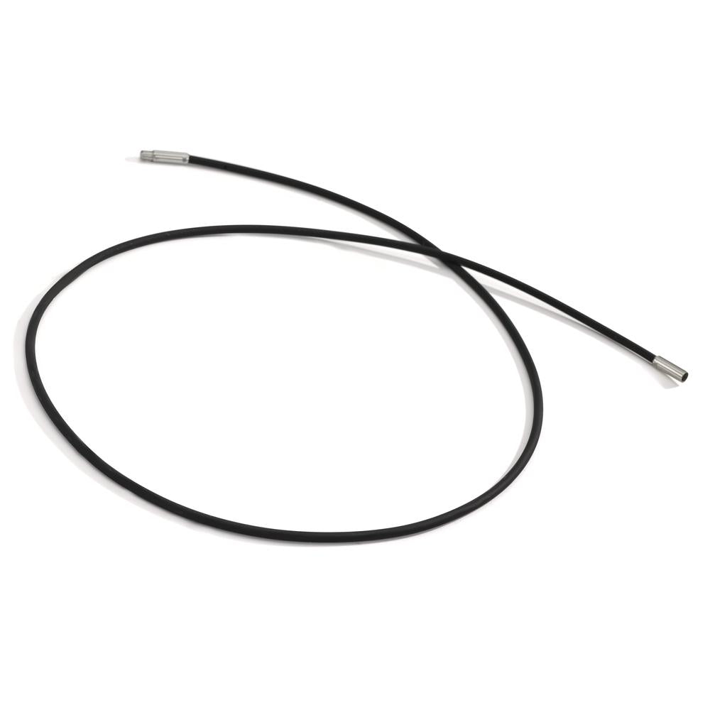 Cordon de cou Silicone, Acier inoxydable 50 cm