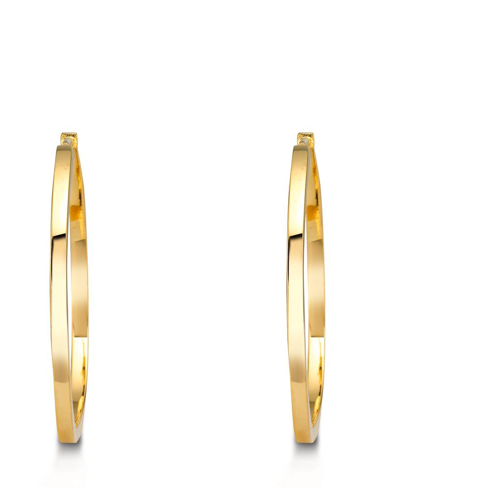 Creolen Silber gelb vergoldet