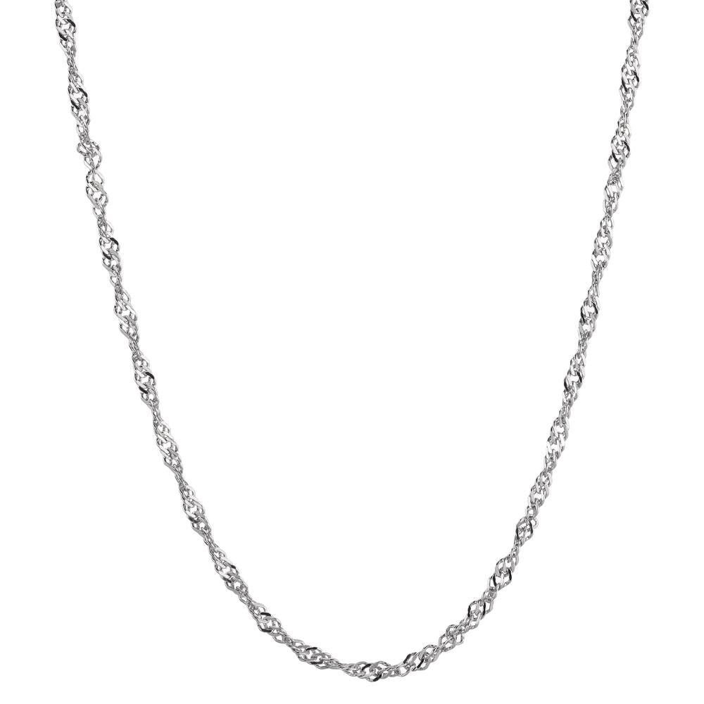 Collier Silber rhodiniert 45 cm