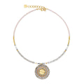 Collier Acier inoxydable jaune PVD 42-48 cm