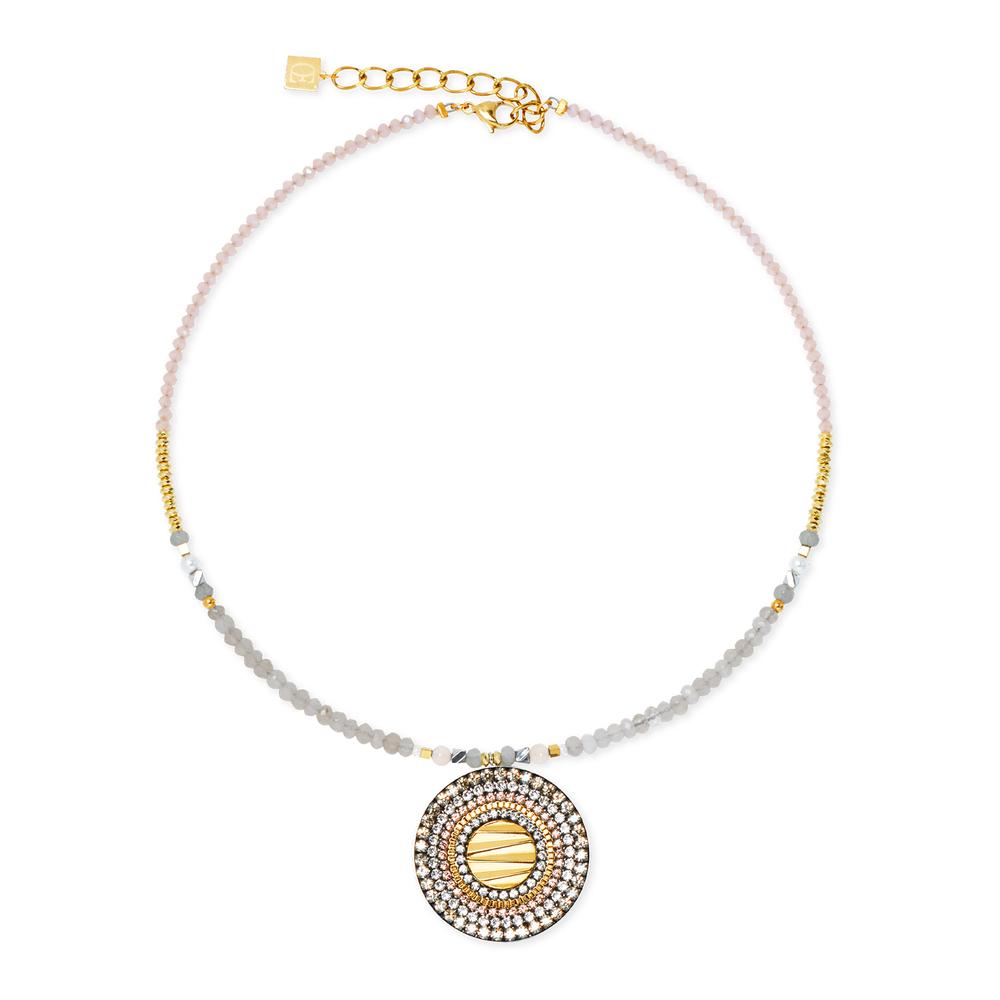 Collier Acier inoxydable jaune PVD 42-48 cm