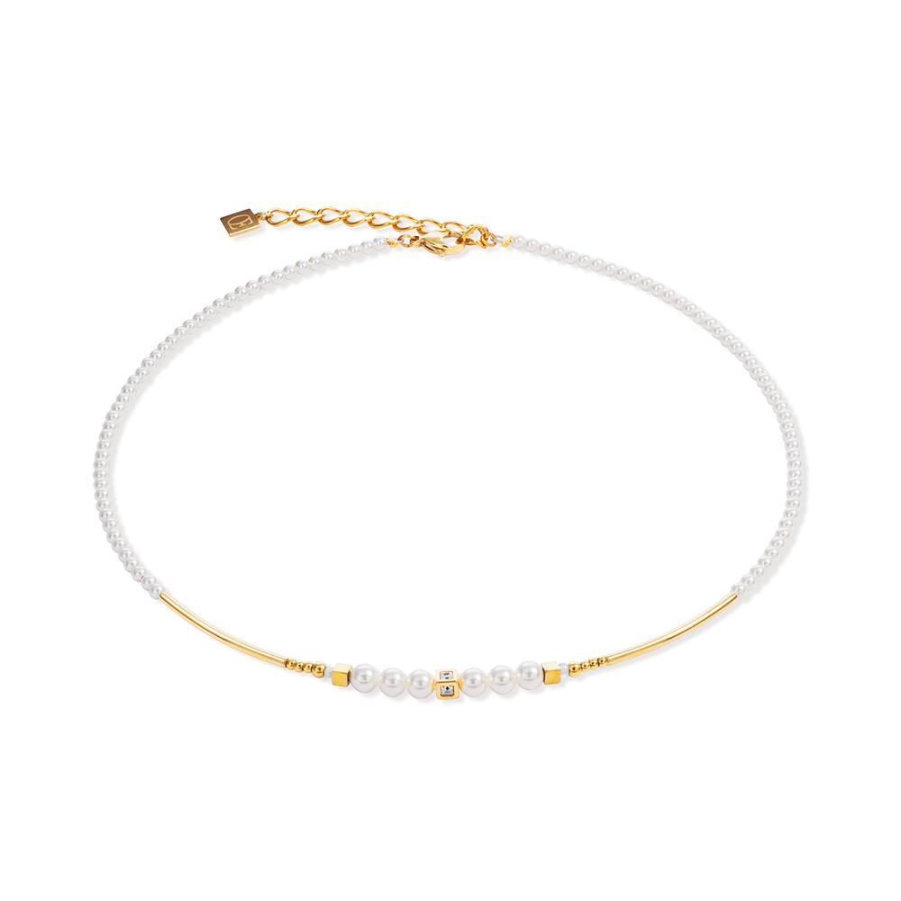 Collier Acier inoxydable jaune PVD 42-48 cm