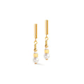 Pendant d'oreilles Acier inoxydable jaune PVD